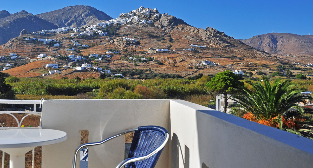 View to Chora from Maistrali Hotel in Serifos
