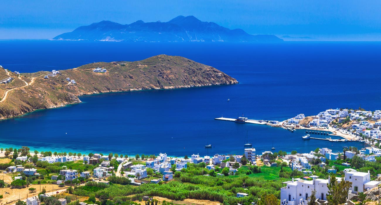 Overview of Serifos island Greece
