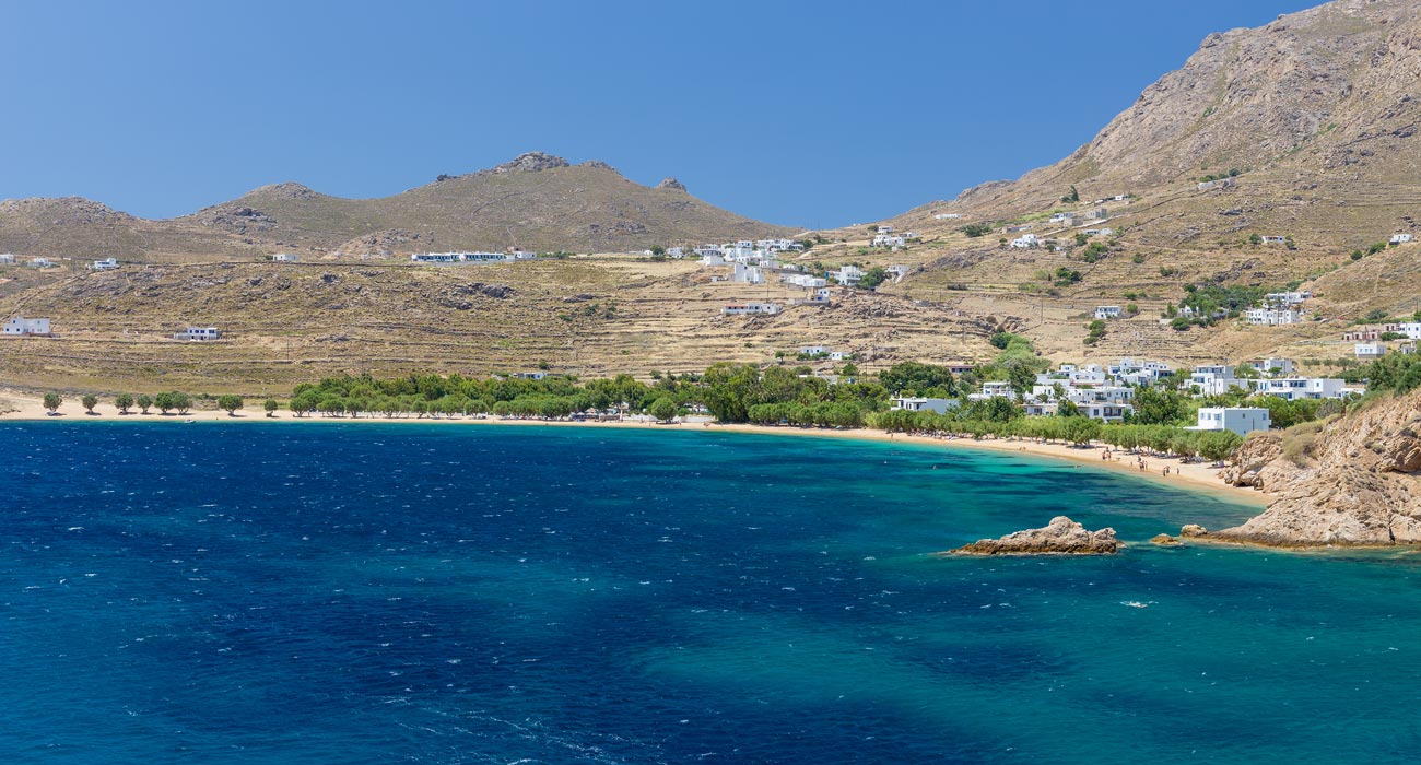 One of the most famous beaches on Serifos Island Greece