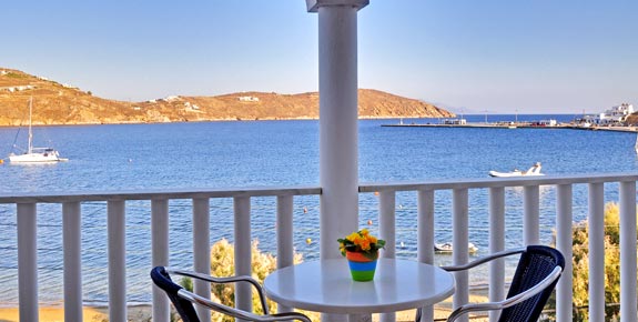 View from Maistrali Hotel in Serifos